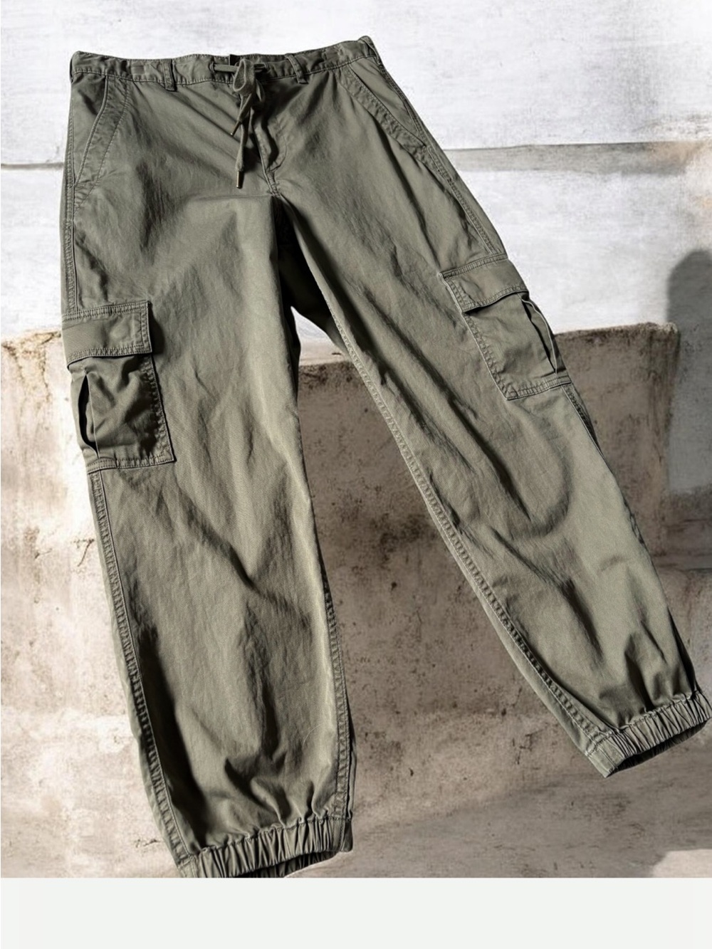 Women’s Ralph Lauren Polo Utility Army Green Cargo Joggers Size Small